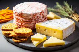 Assorted Cheese and Crackers Selection