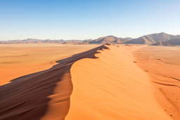 Une dune de sable dans le désert