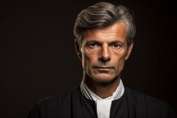 Portrait of Person in Judicial Robes