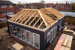 Construction of a Residential House Roof
