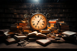 Vintage Time and Knowledge Concept