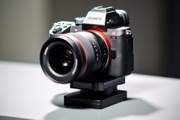 Modern Sony Mirrorless Camera on Display
