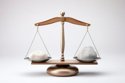 Balance Scale with Two Stones