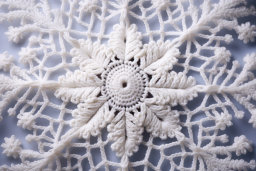 Crocheted Snowflake Pattern