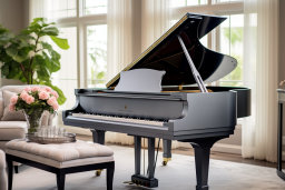 Elegant Grand Piano in a Luxurious Room