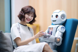 Human Interaction with a Robot