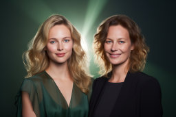 Two Professional Women in Portrait