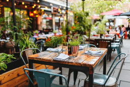 Cozy Outdoor Dining Area