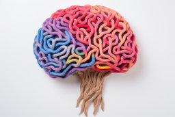 Colorful Knitted Brain Representation