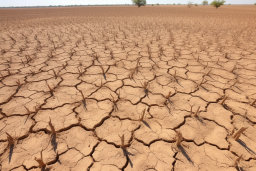 Cracked Earth in a Dry Field