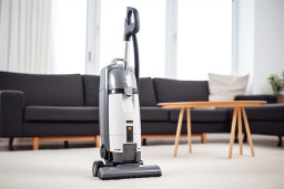 Modern Vacuum Cleaner in Living Room