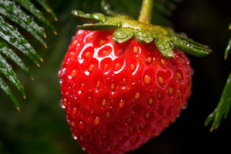 Close-up of a Fresh Strawberry