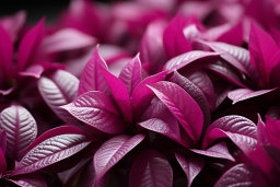 a close up of purple leaves