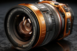Futuristic Camera with Intricate Design